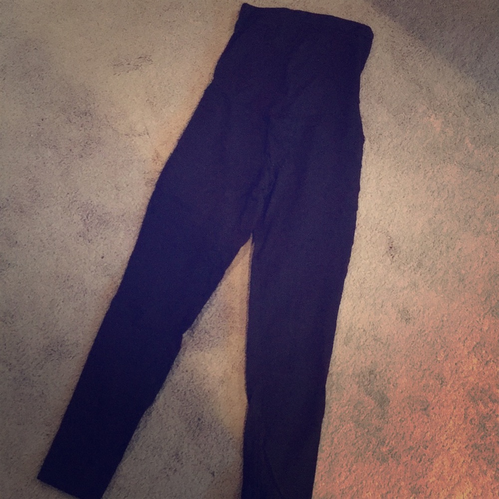 black dress maternity pants